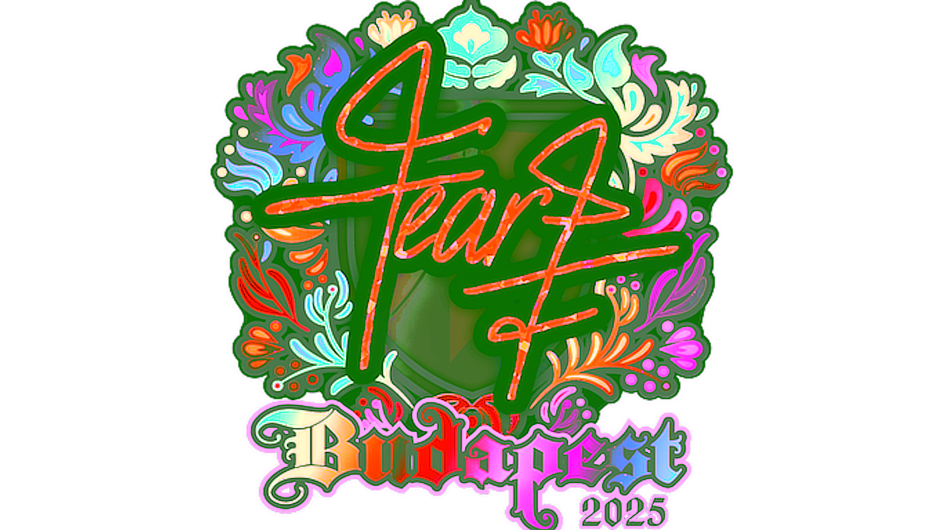 Display for Sticker | fEAR (Holo) | Budapest 2025