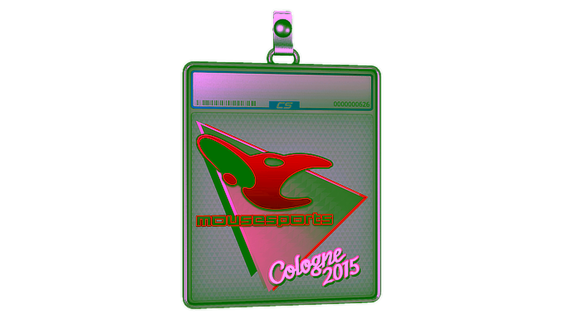 Display for Sticker Slab | mousesports | Cologne 2015
