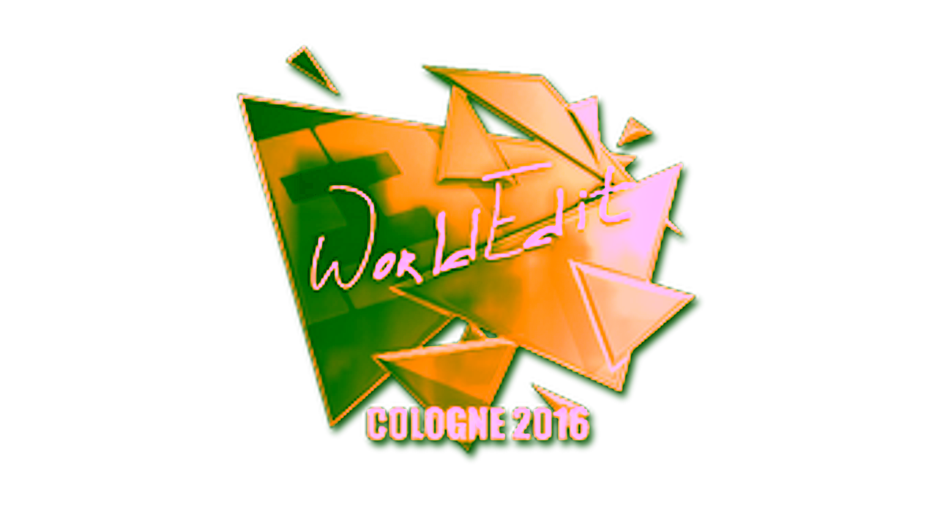 Display for Sticker | WorldEdit (Gold) | Cologne 2016