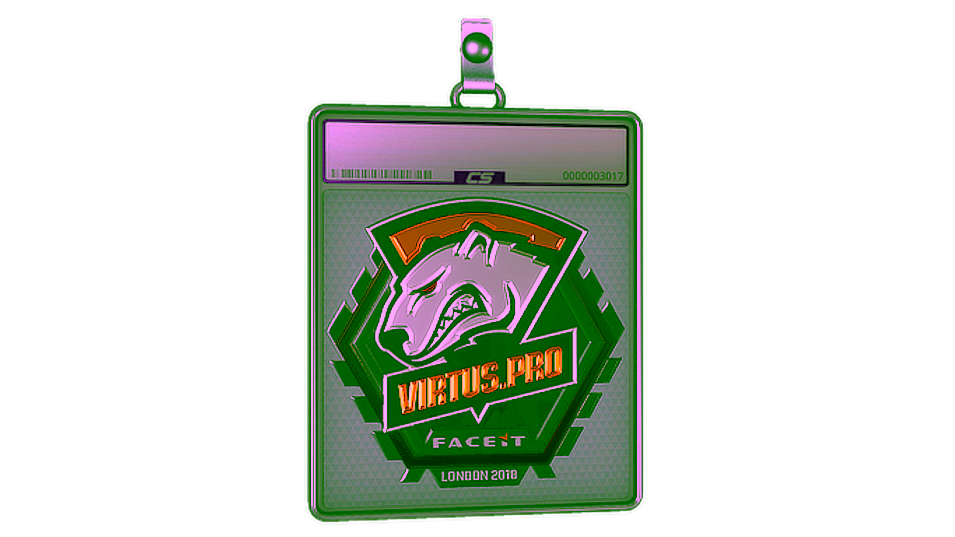 عرض لـ Sticker Slab | Virtus.Pro (Foil) | London 2018