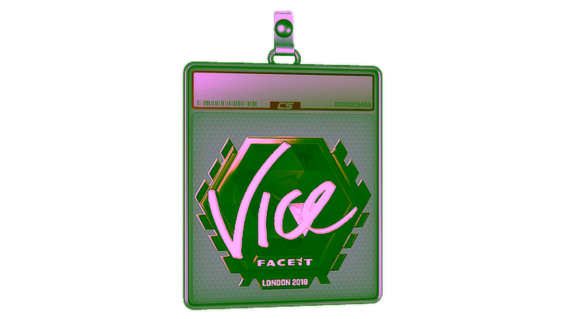 Display for Sticker Slab | vice (Gold) | London 2018