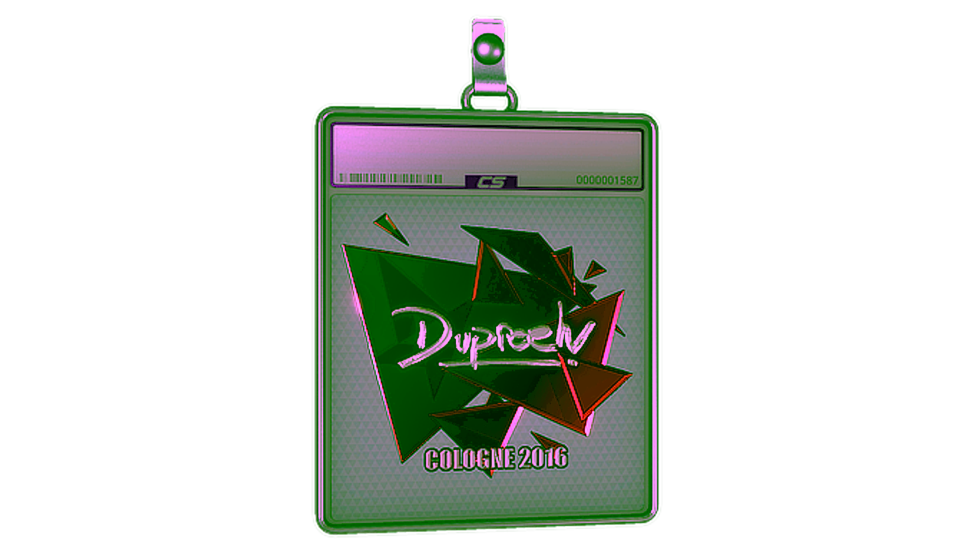 Display for Sticker Slab | dupreeh (Foil) | Cologne 2016