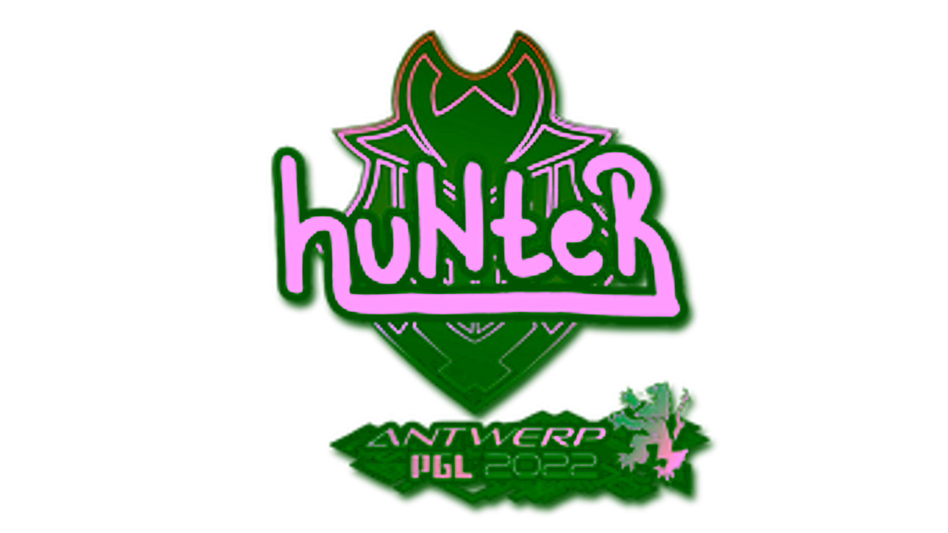 Display for Sticker | huNter | Antwerp 2022
