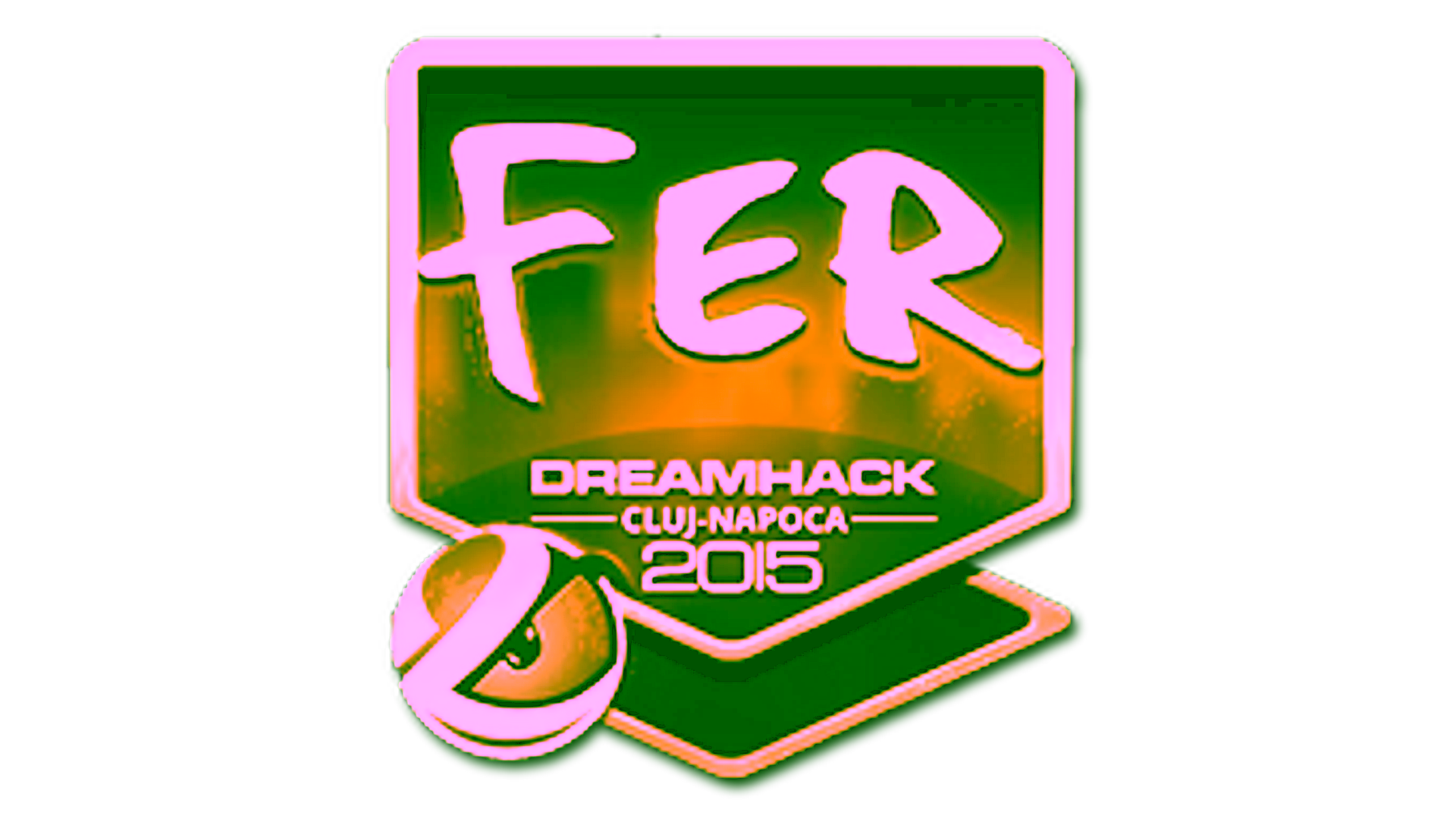 Display for Sticker | fer (Gold) | Cluj-Napoca 2015