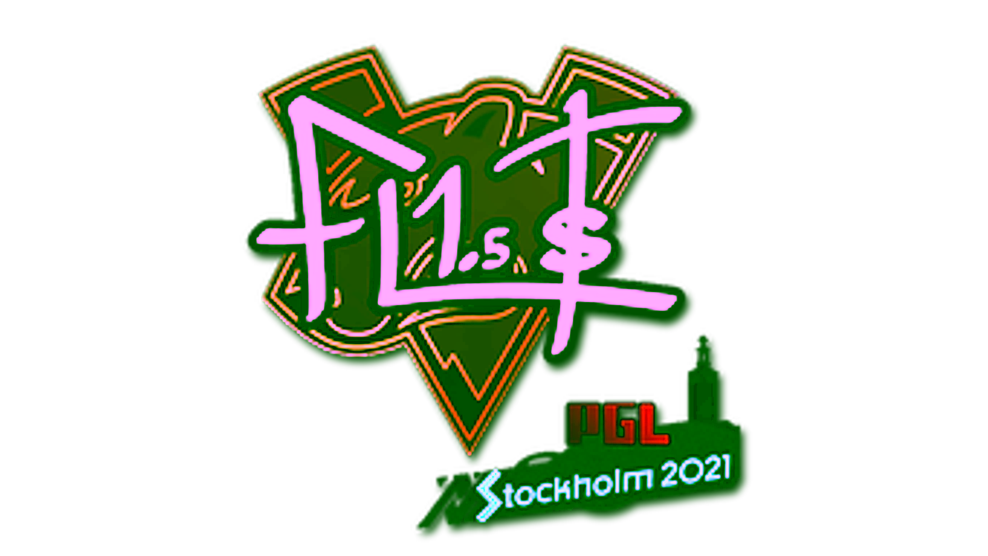 Display for Sticker | FL1T | Stockholm 2021