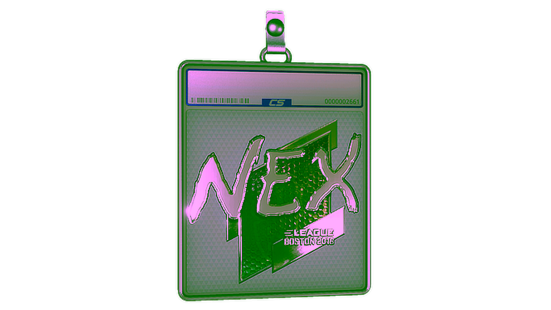 Visar för Sticker Slab | nex (Foil) | Boston 2018