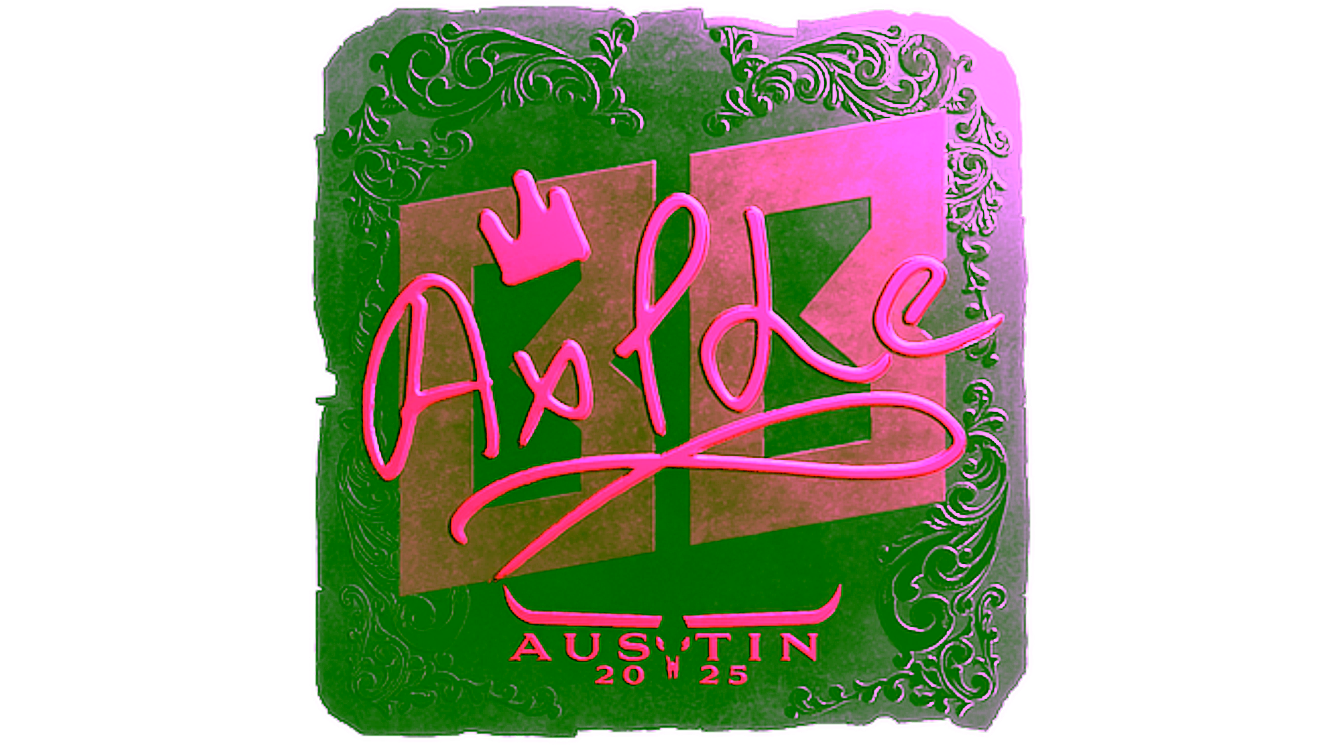 Display for Sticker | Ax1Le (Foil) | Austin 2025
