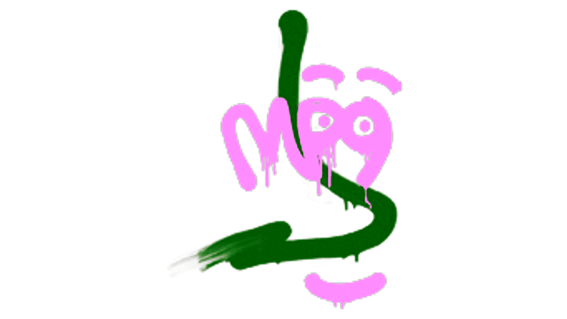 Display for Sealed Graffiti | Recoil MP9 (War Pig Pink)