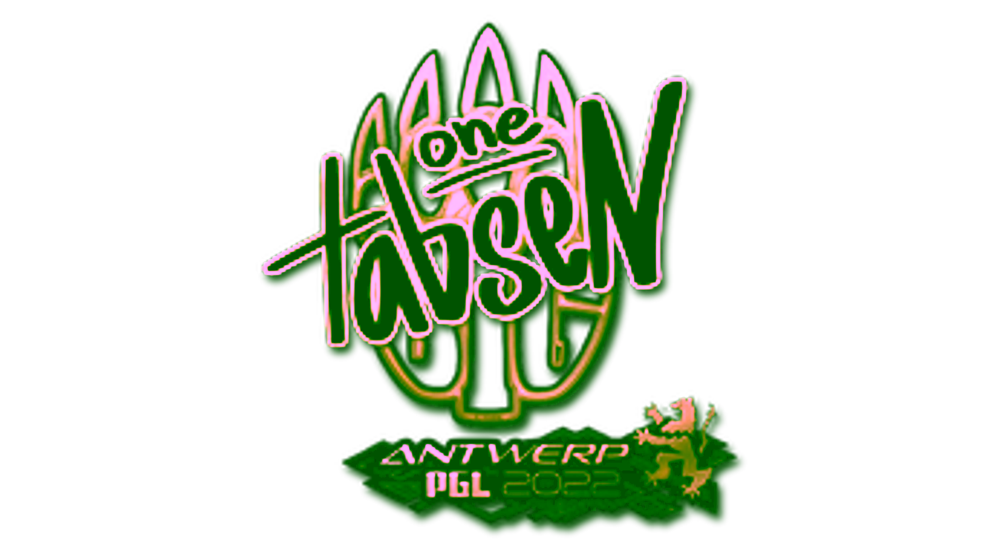 Anzeige für Sticker | tabseN (Gold) | Antwerp 2022