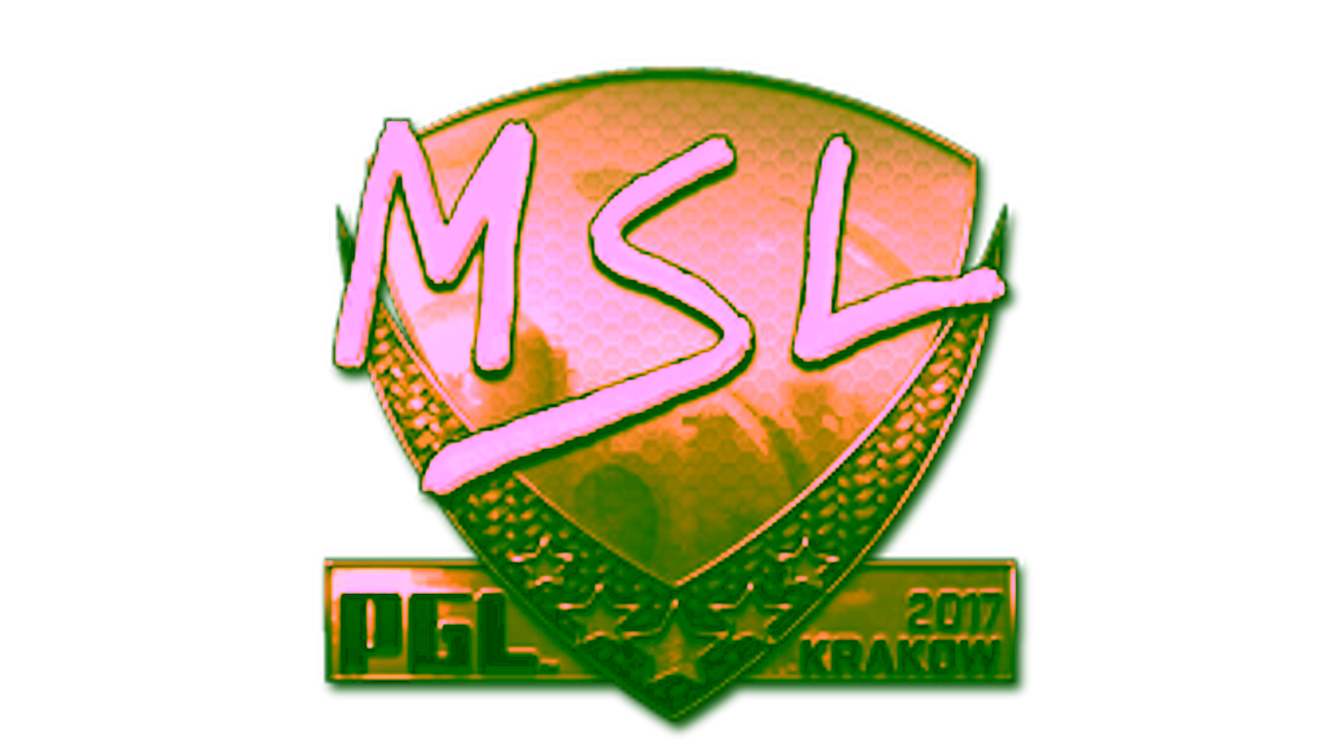 Display for Sticker | MSL (Gold) | Krakow 2017