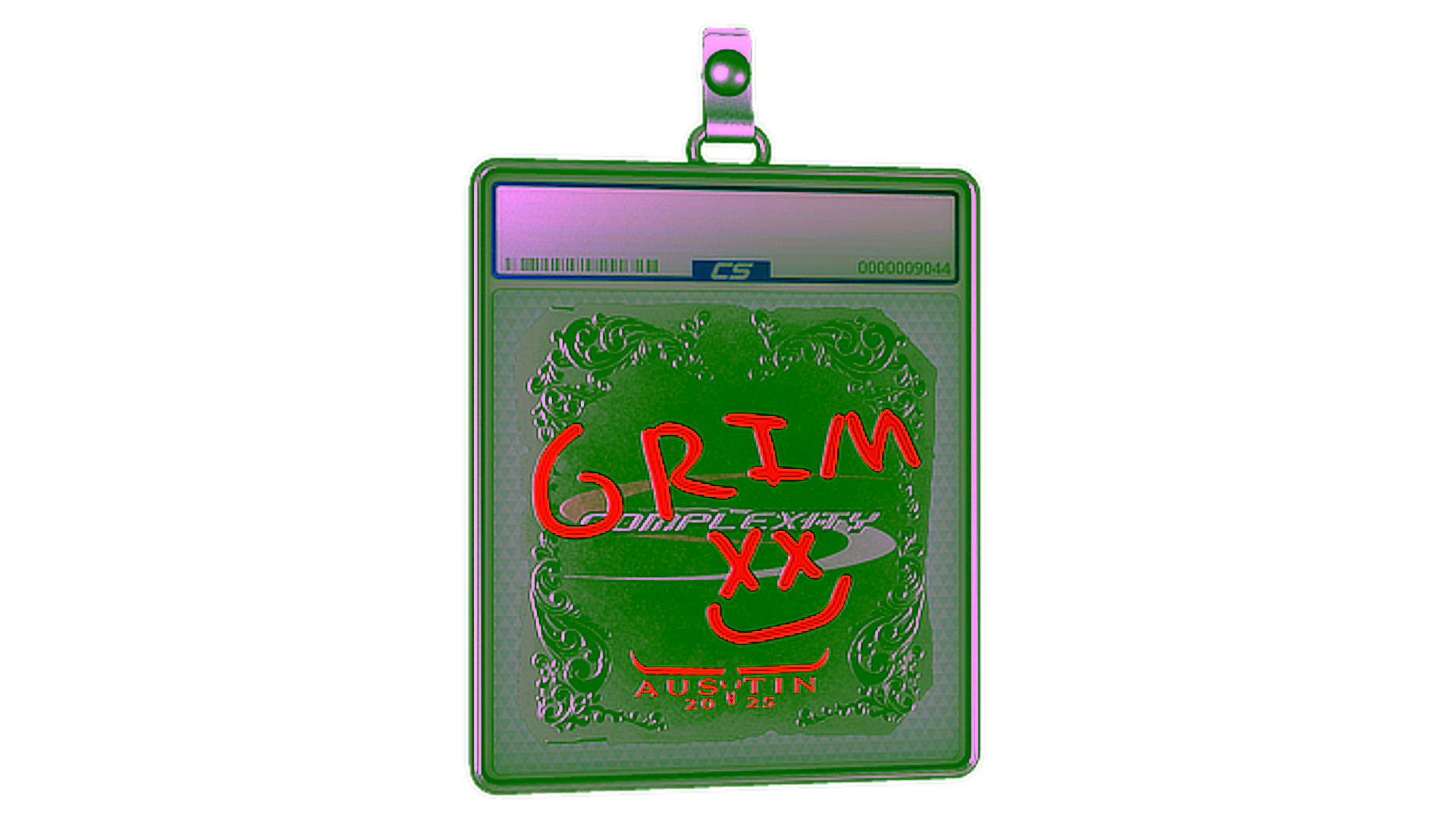 Mostrar para Sticker Slab | Grim (Foil) | Austin 2025