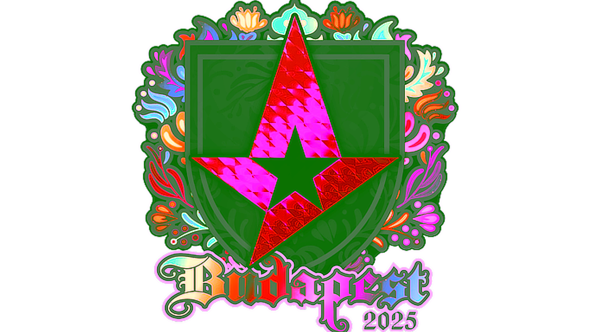 Дисплей для Sticker | Astralis (Holo) | Budapest 2025