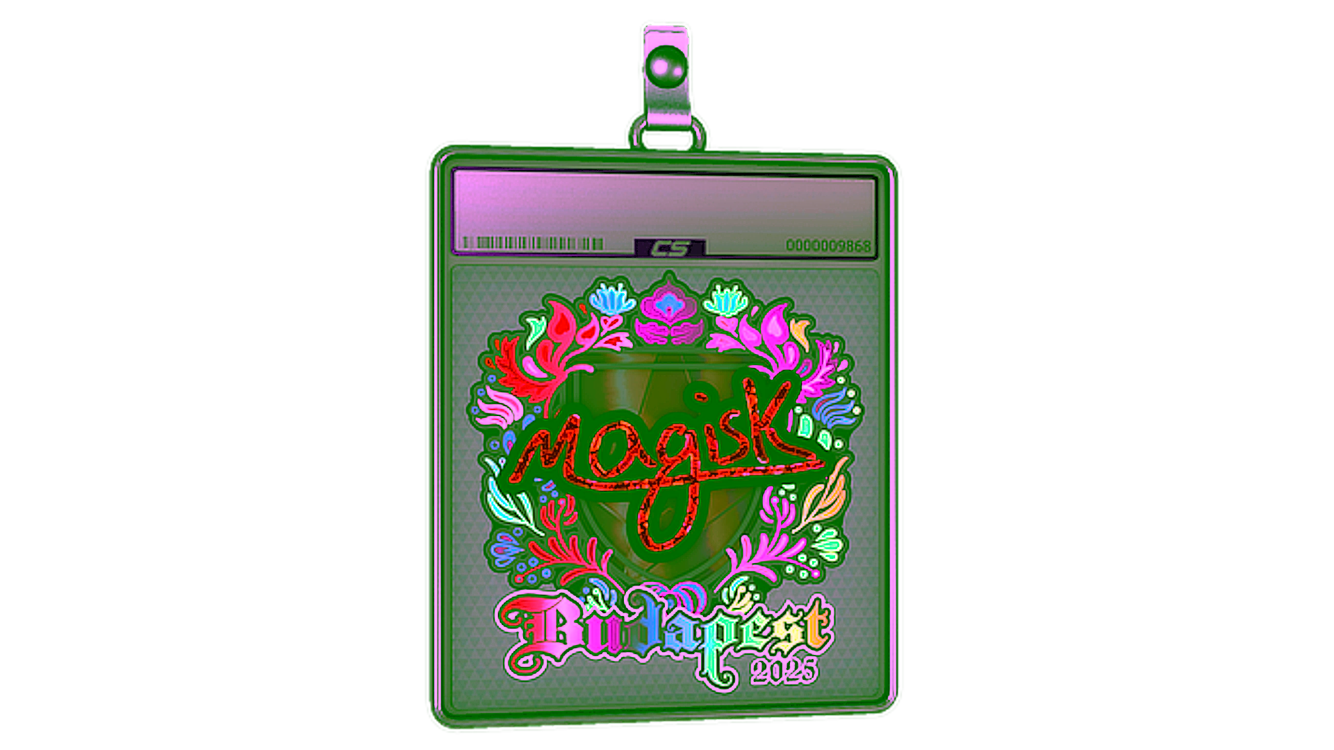 Display for Sticker Slab | Magisk (Holo) | Budapest 2025