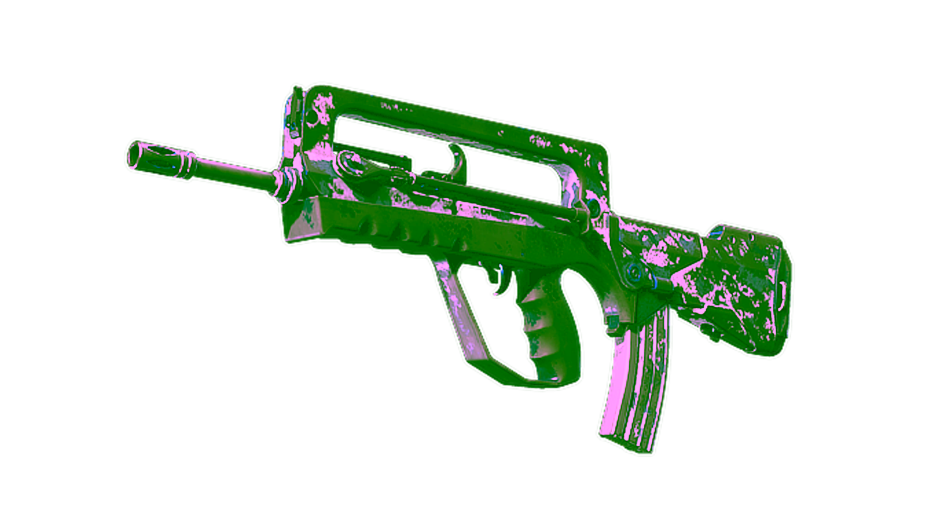 Display for Souvenir FAMAS | Yeti Camo (Battle-Scarred)