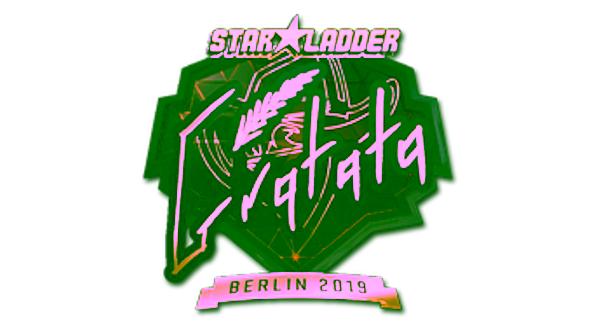 Display for Sticker | Gratisfaction (Gold) | Berlin 2019