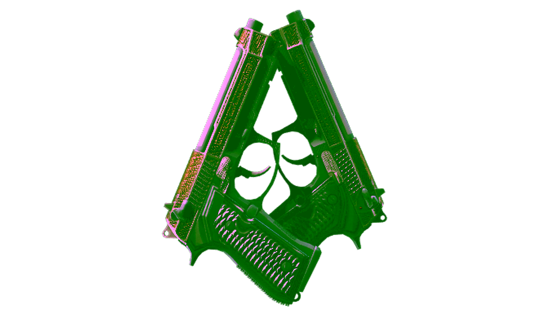 Display for StatTrak™ Dual Berettas | Tread (Minimal Wear)