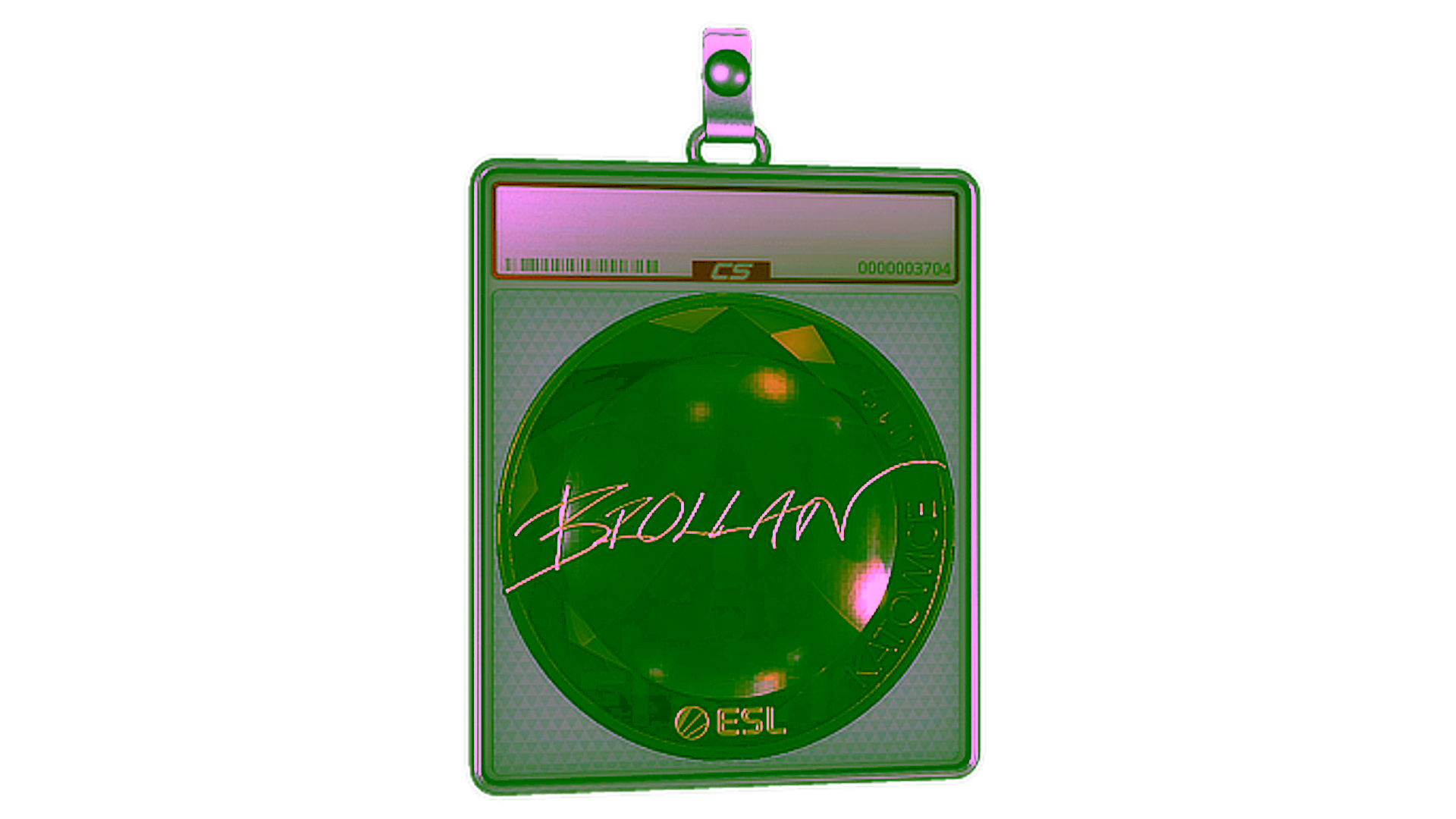 Display for Sticker Slab | Brollan (Gold) | Katowice 2019