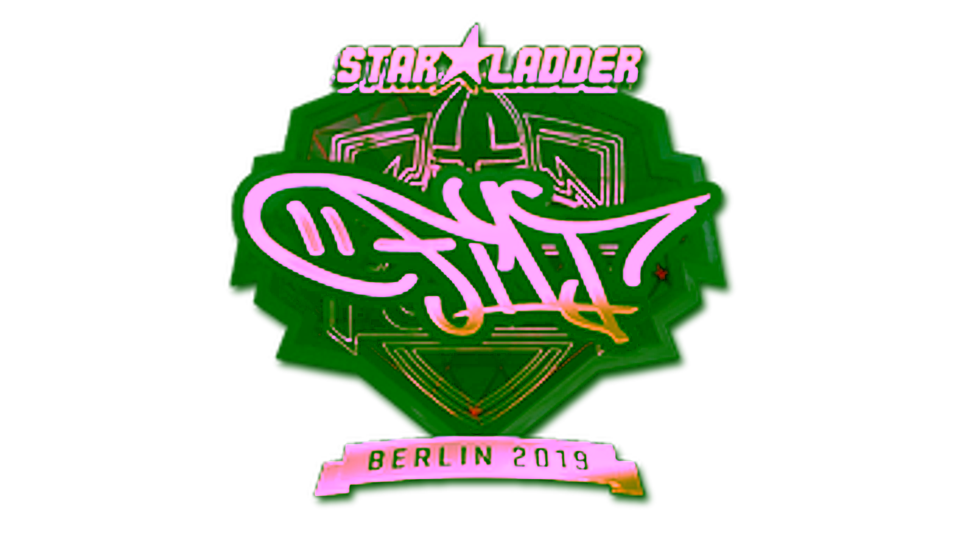 Display for Sticker | FL1T (Gold) | Berlin 2019