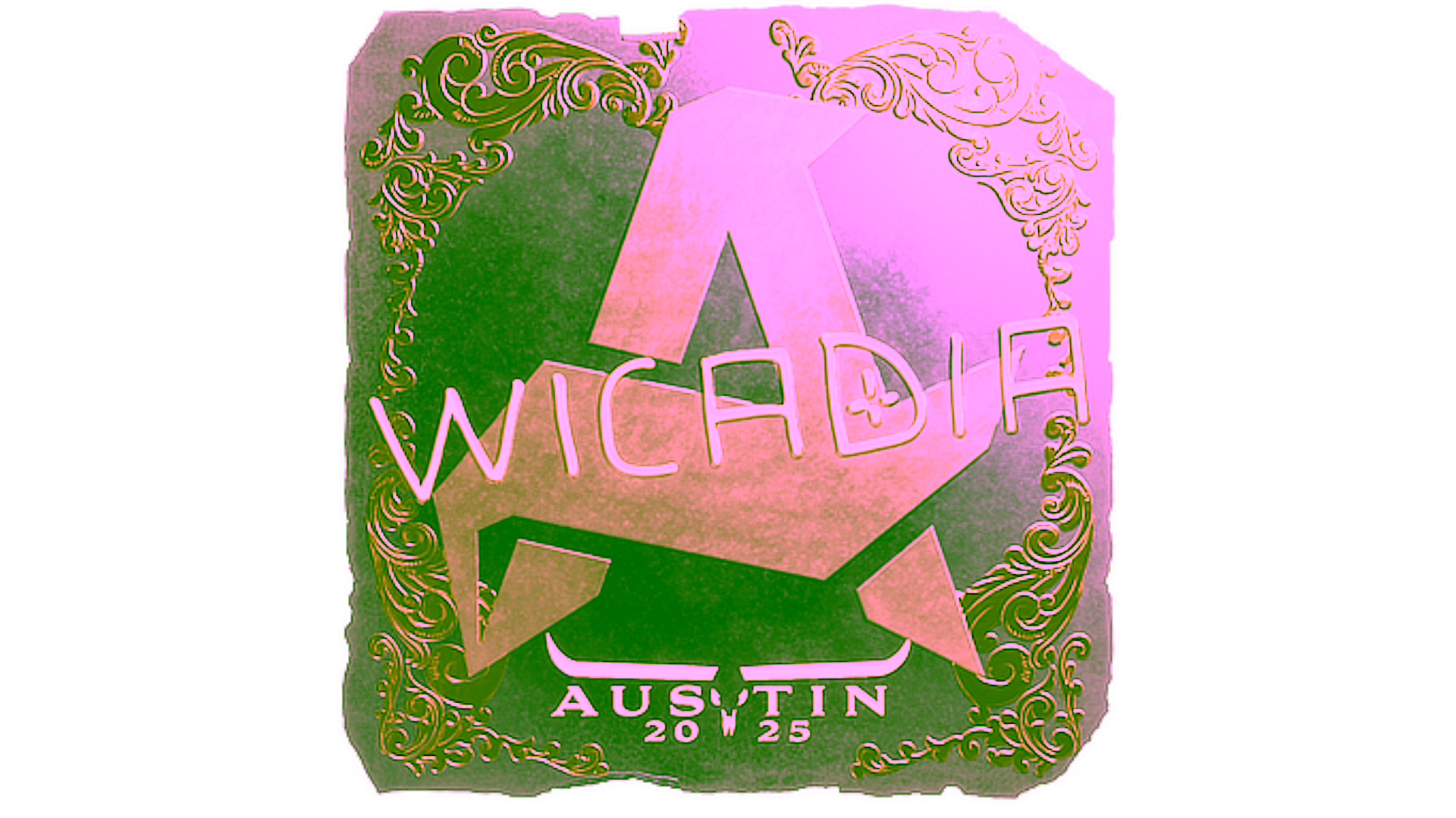 Display for Sticker | Wicadia (Gold) | Austin 2025