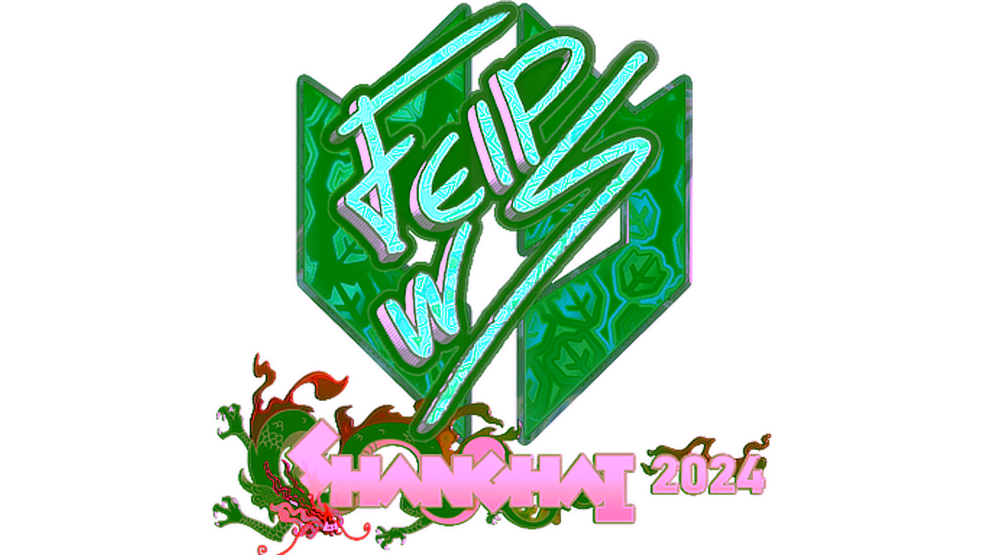 Display for Sticker | felps (Holo) | Shanghai 2024