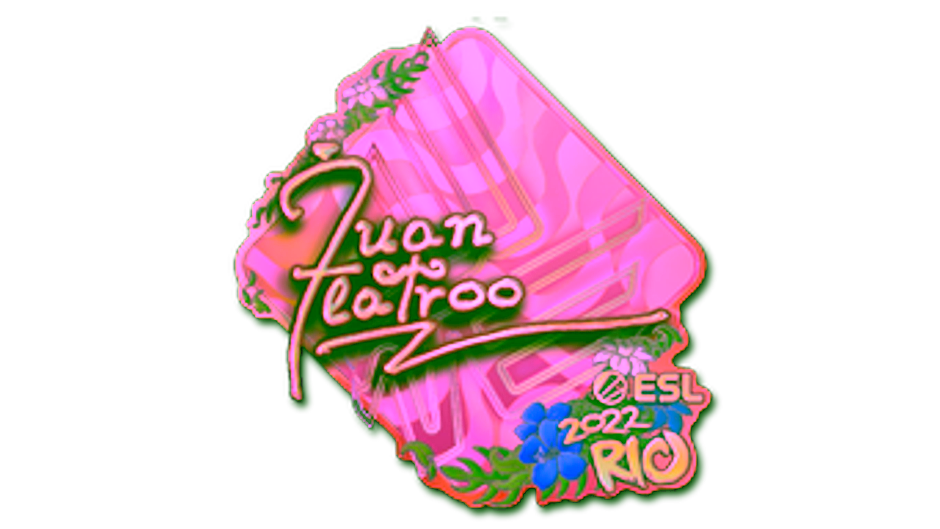 Display for Sticker | juanflatroo (Holo) | Rio 2022