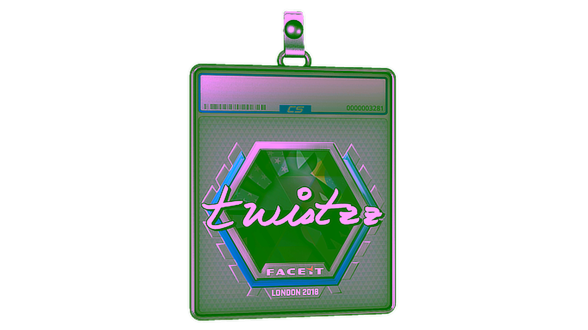 Display for Sticker Slab | Twistzz | London 2018