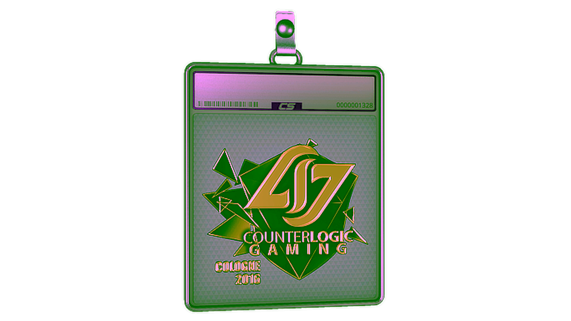 Дисплей для Sticker Slab | Counter Logic Gaming (Gold) | Cologne 2016