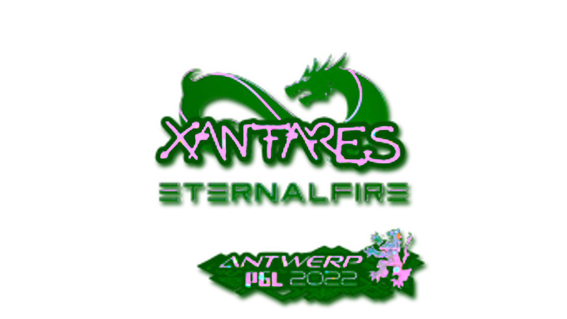 Display for Sticker | XANTARES (Glitter) | Antwerp 2022