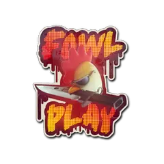 Sticker Fowl Play