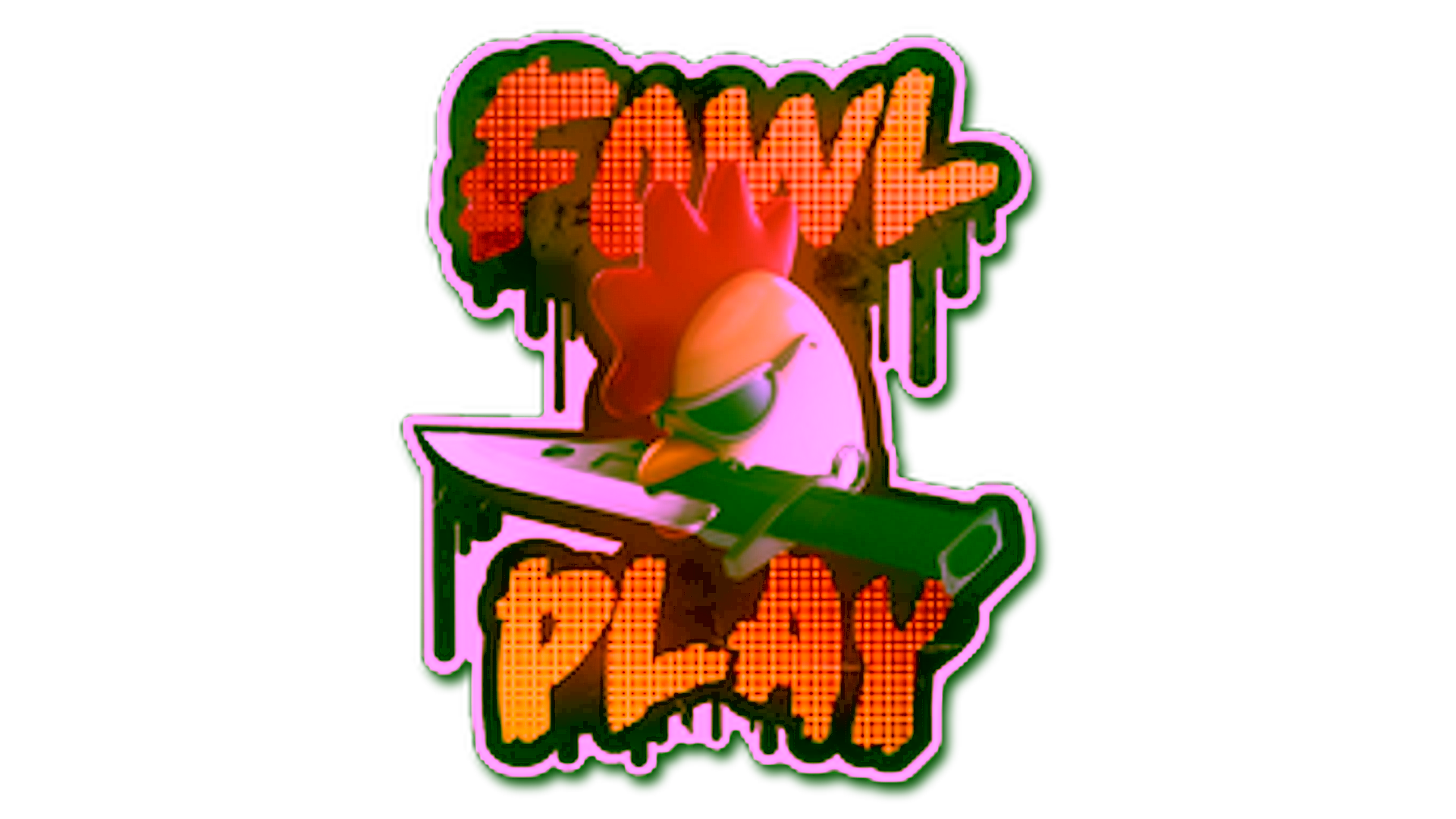 Display for Sticker | Fowl Play