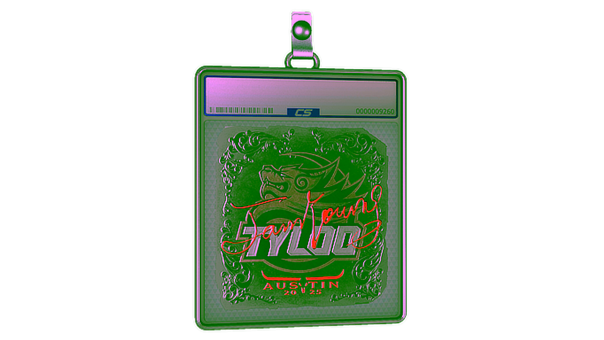 Rodyti Sticker Slab | JamYoung (Foil) | Austin 2025