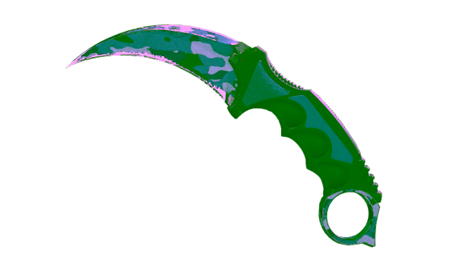 Дисплей для ★ StatTrak™ Karambit | Bright Water (Well-Worn)