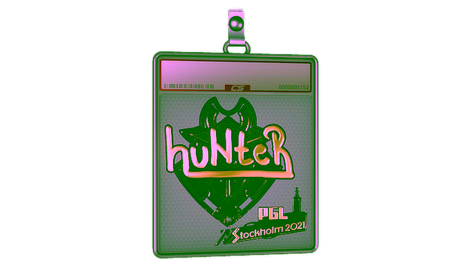 Anzeige für Sticker Slab | huNter- (Gold) | Stockholm 2021