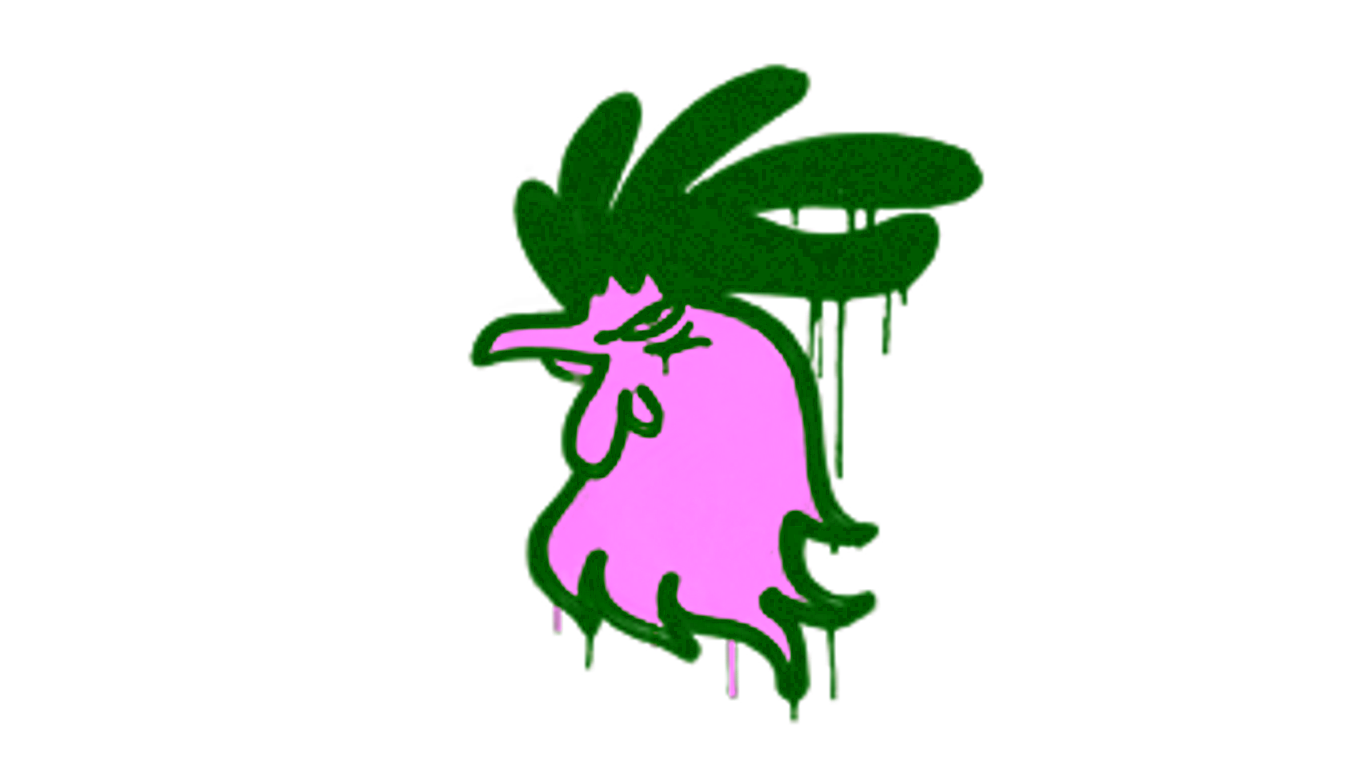 Display for Sealed Graffiti | Cocky (War Pig Pink)