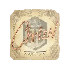 Sticker Chr1zN Austin 2025