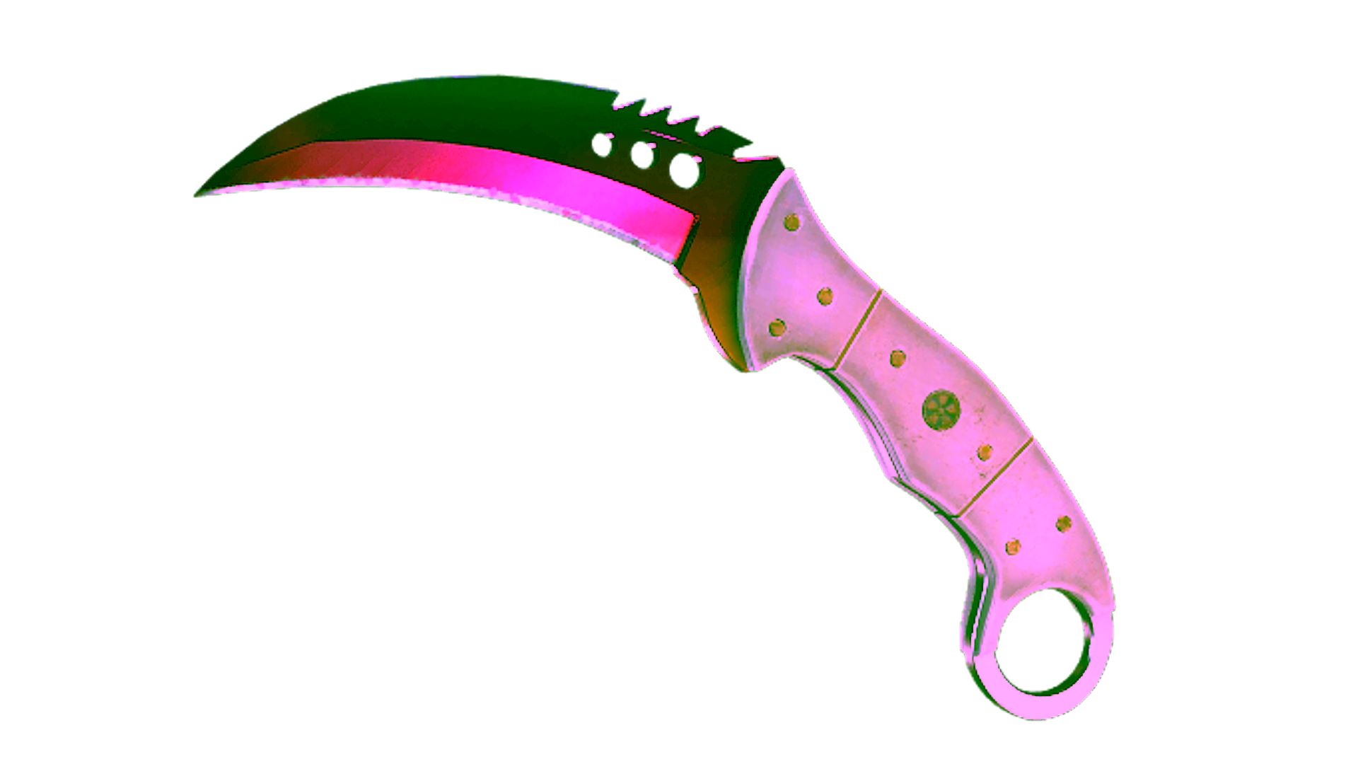 Display for ★ StatTrak™ Talon Knife | Fade (Minimal Wear)