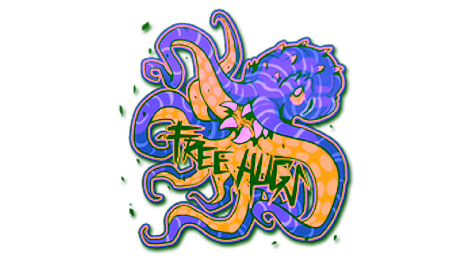 Display for Sticker | Free Hugs