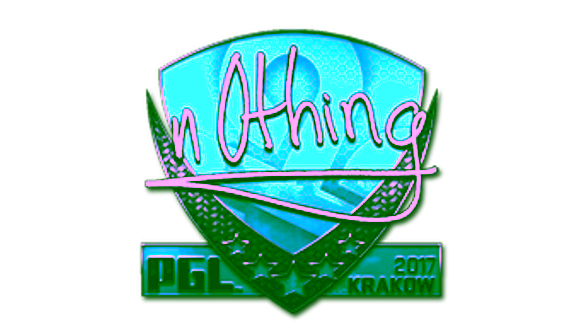 Exibição para Sticker | n0thing (Foil) | Krakow 2017