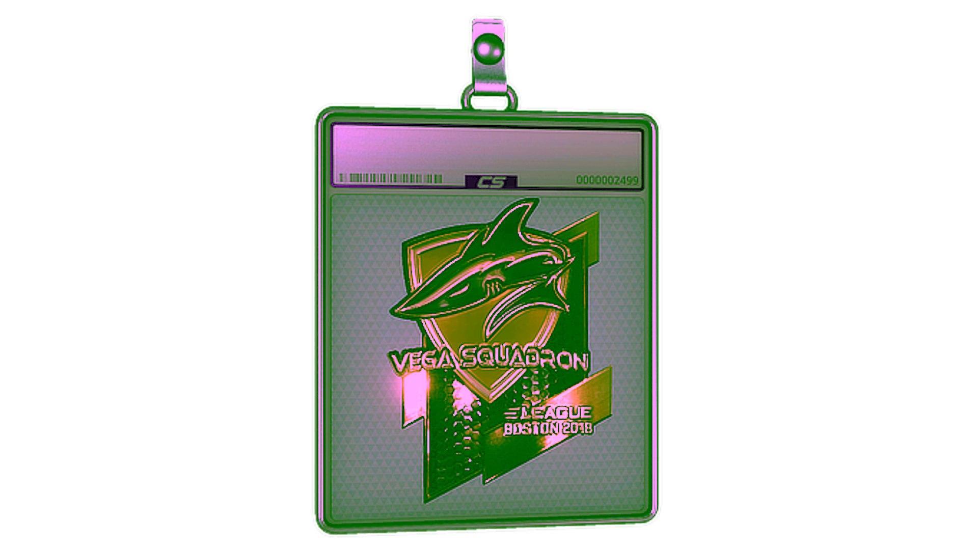 Дисплей для Sticker Slab | Vega Squadron (Gold) | Boston 2018