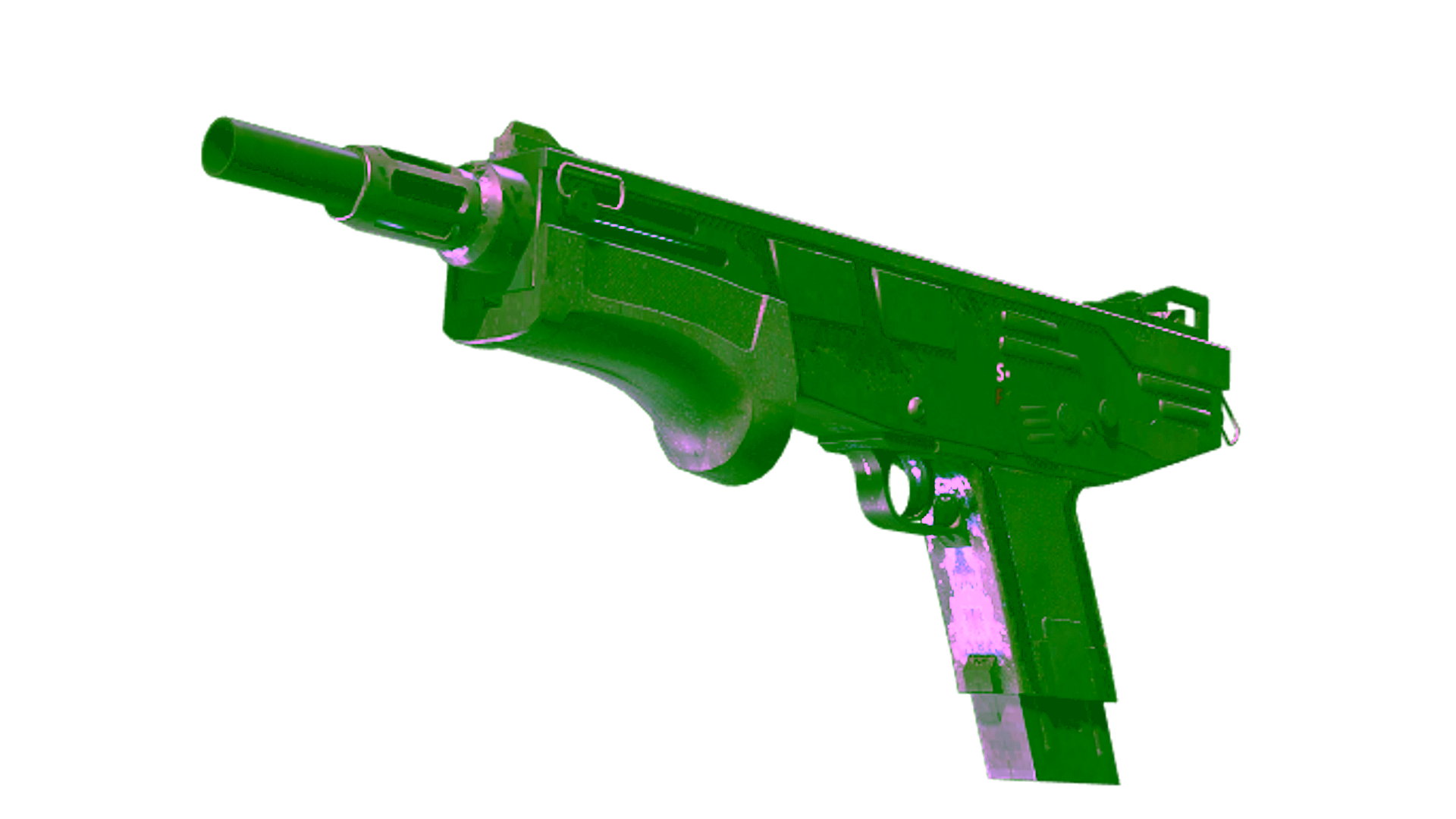 Display for Souvenir MAG-7 | Navy Sheen (Battle-Scarred)