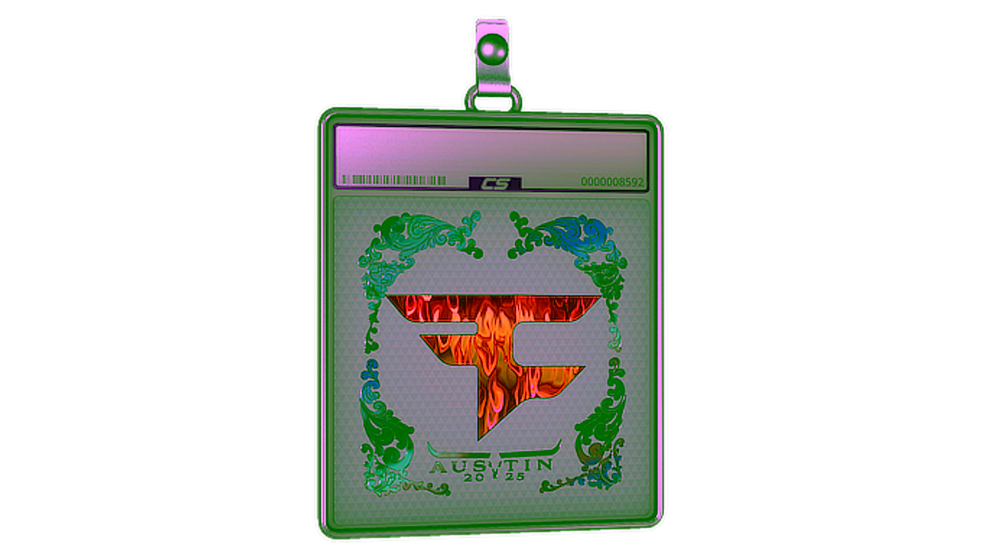 Affichage pour Sticker Slab | FaZe Clan (Holo) | Austin 2025