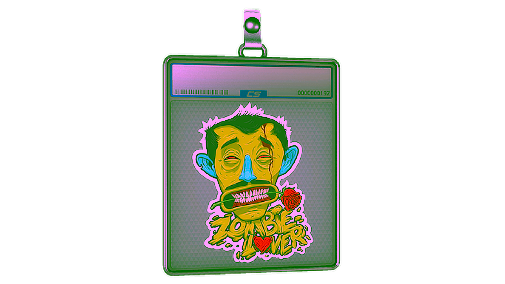 Rodyti Sticker Slab | Zombie Lover