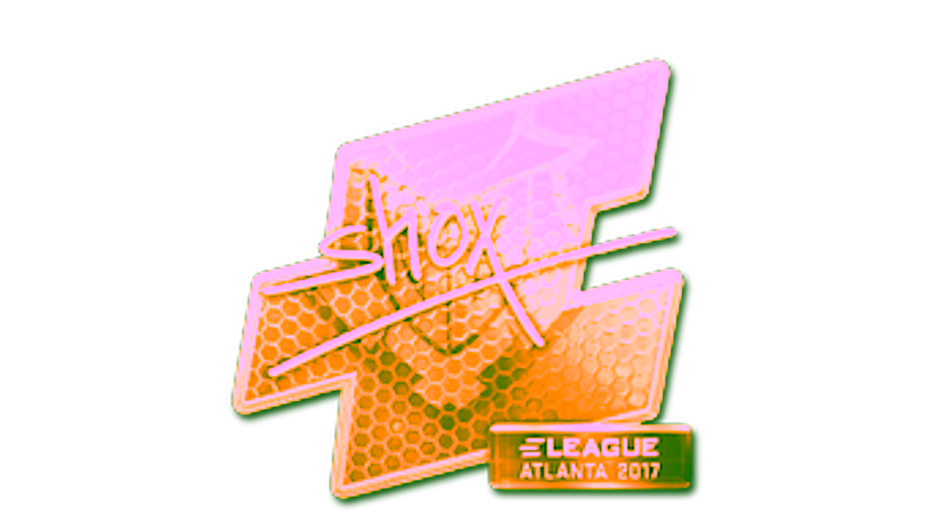 Display for Sticker | shox (Gold) | Atlanta 2017