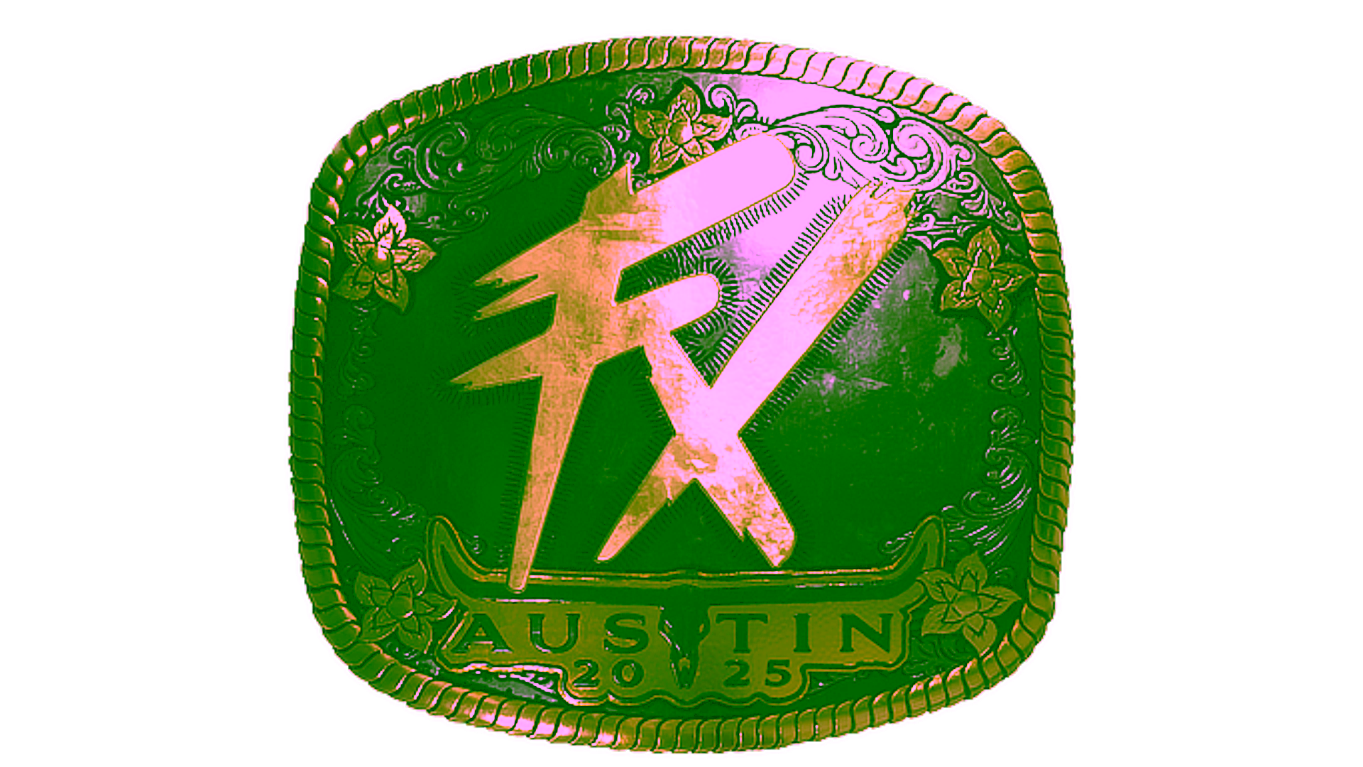 Display for Sticker | Fluxo (Gold) | Austin 2025