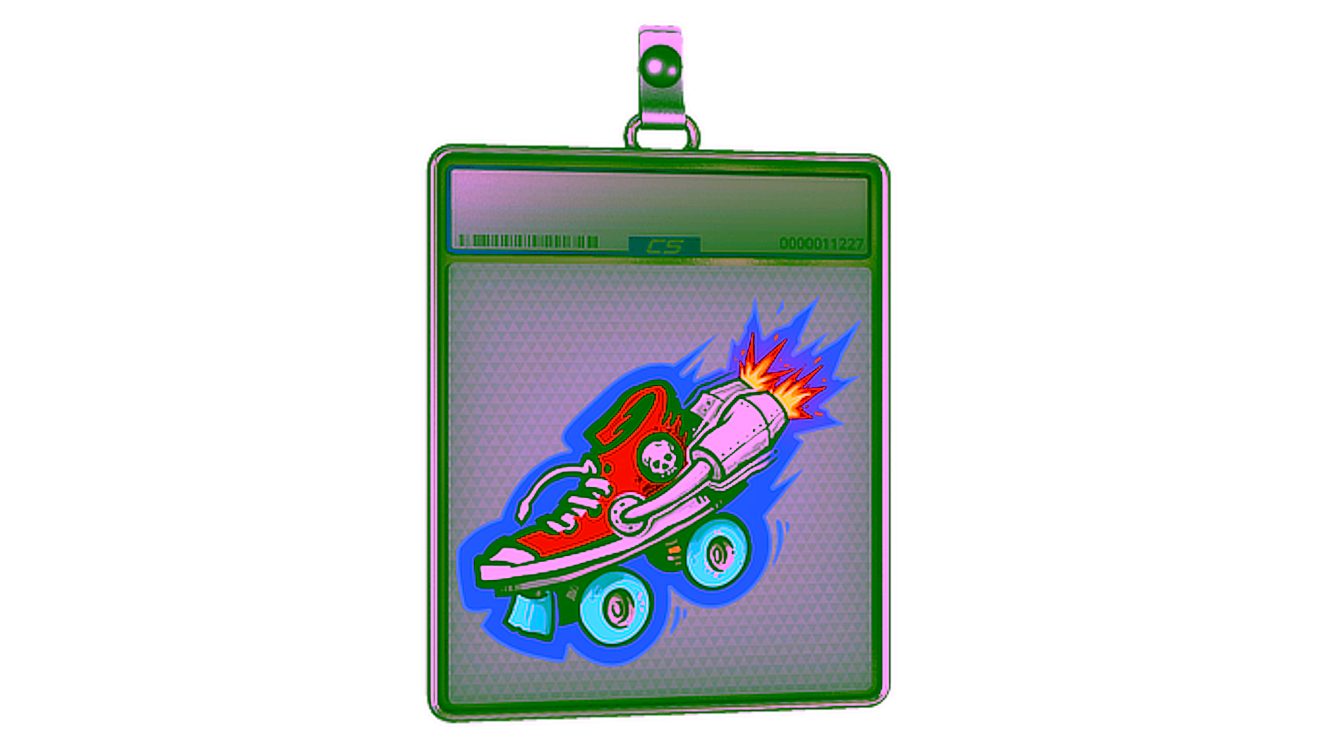 Display for Sticker Slab | Rocket Skates