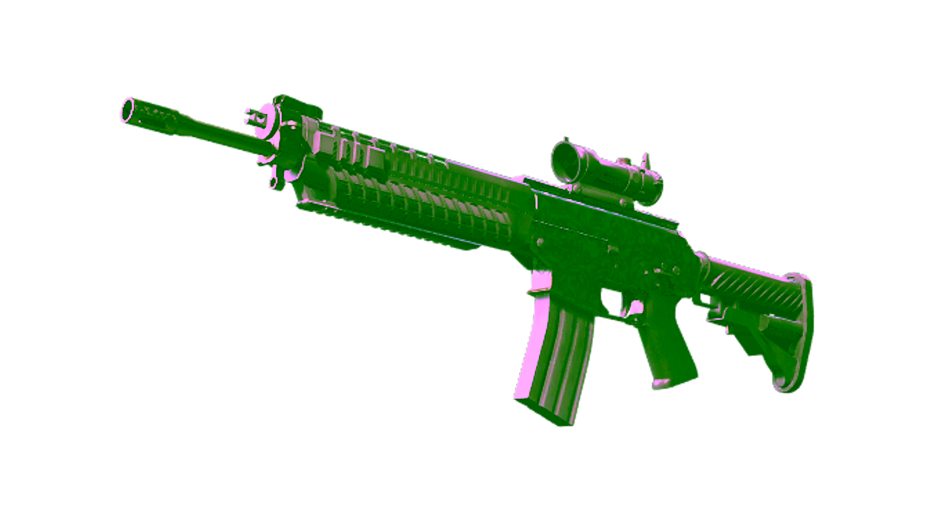 Display for SG 553 | Army Sheen (Factory New)