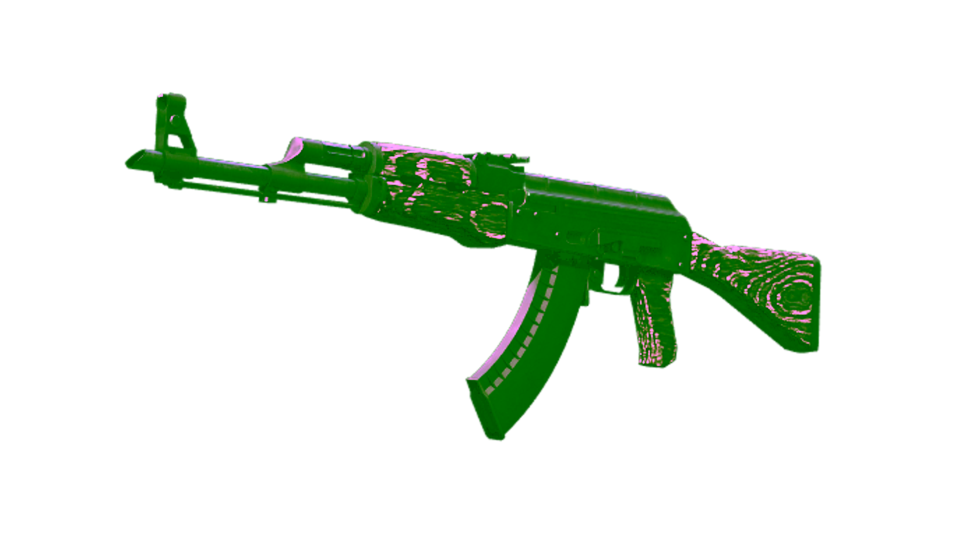Display for AK-47 | Black Laminate (Well-Worn)