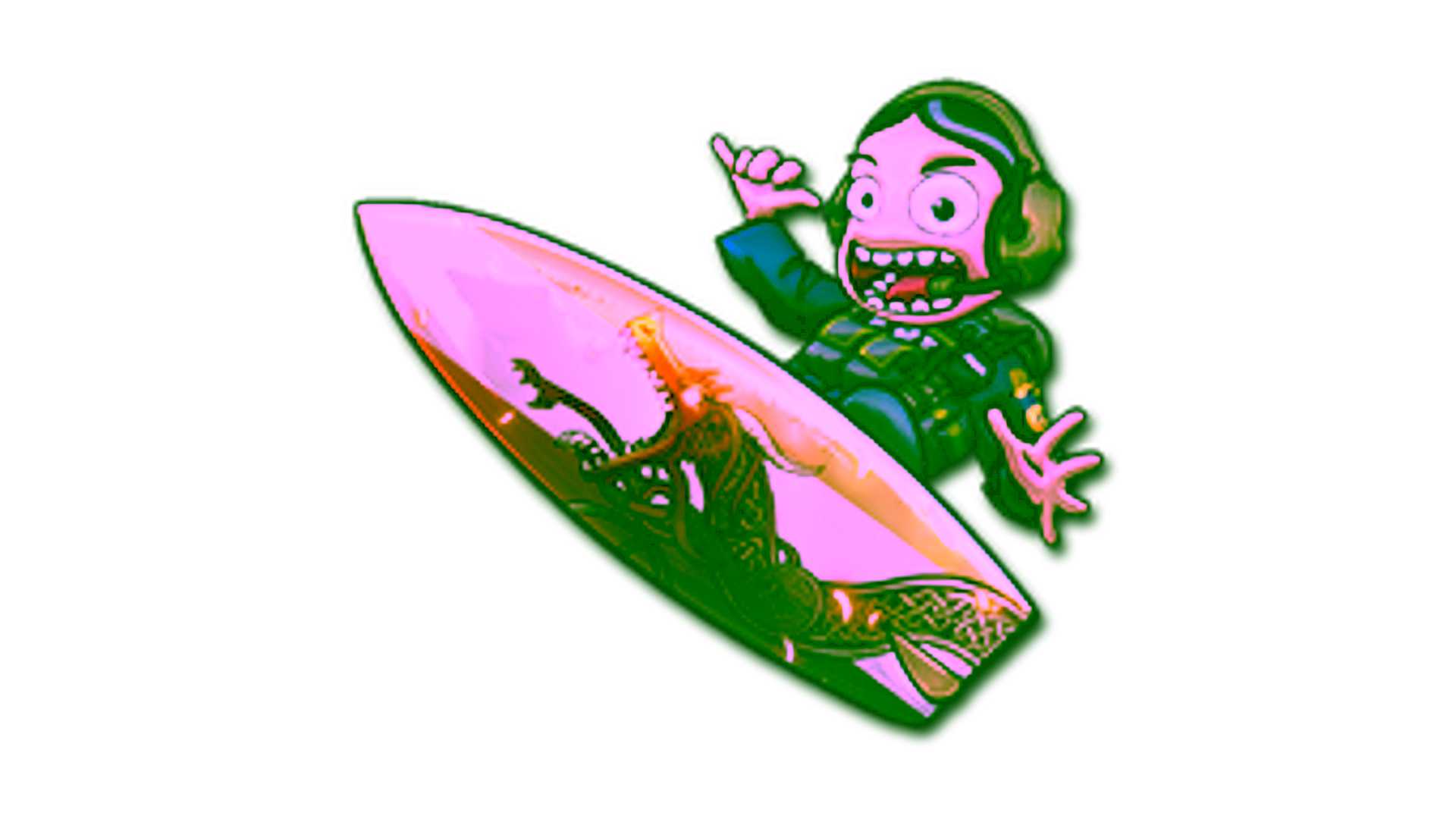 Display for Sticker | Dragon Lore Surf Ava (Foil)