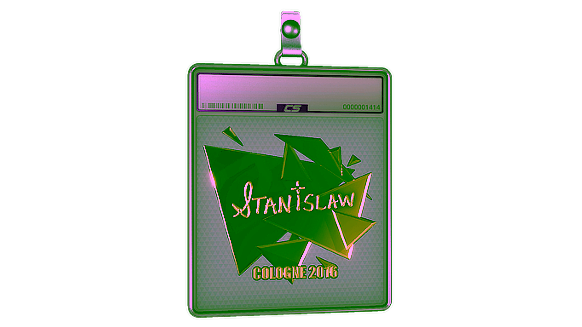 Display for Sticker Slab | stanislaw (Gold) | Cologne 2016
