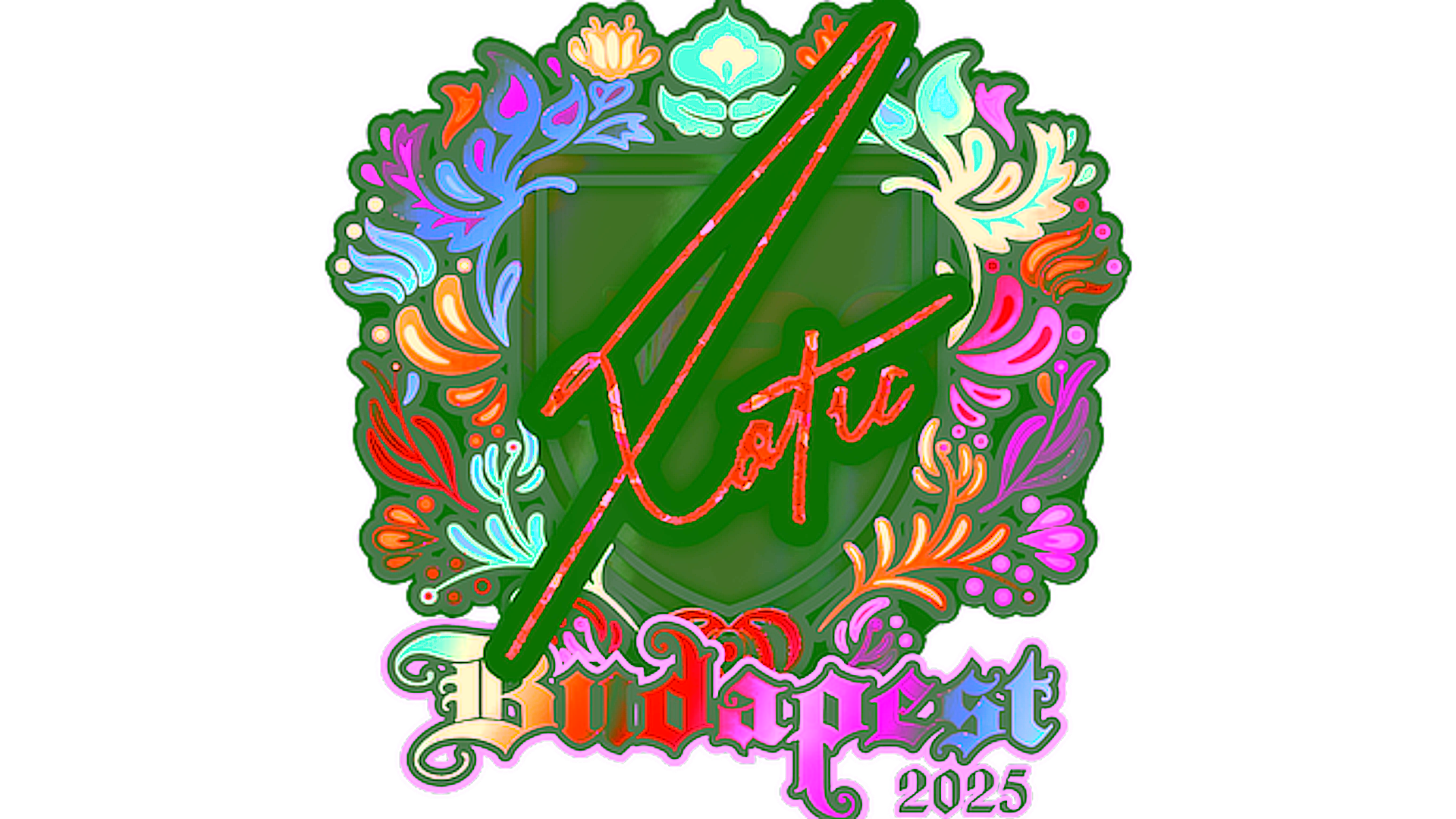 Anzeige für Sticker | XotiC (Holo) | Budapest 2025